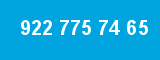 922 775 74 65
